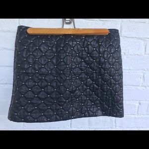 Leather skirt